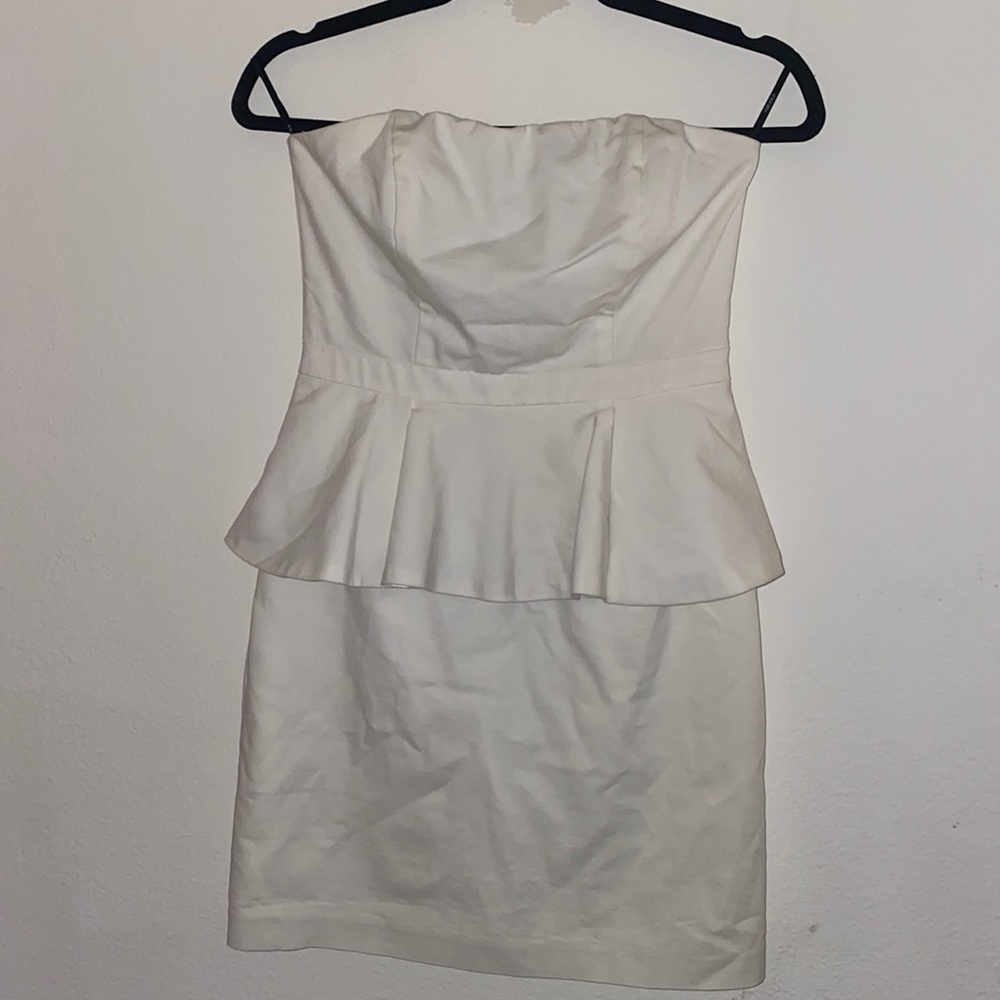 White strapless forever 21 dress